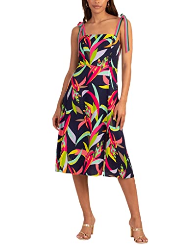 Trina Turk Women's Sleeveless Jolie Dress, Multi, 0 at Amazon